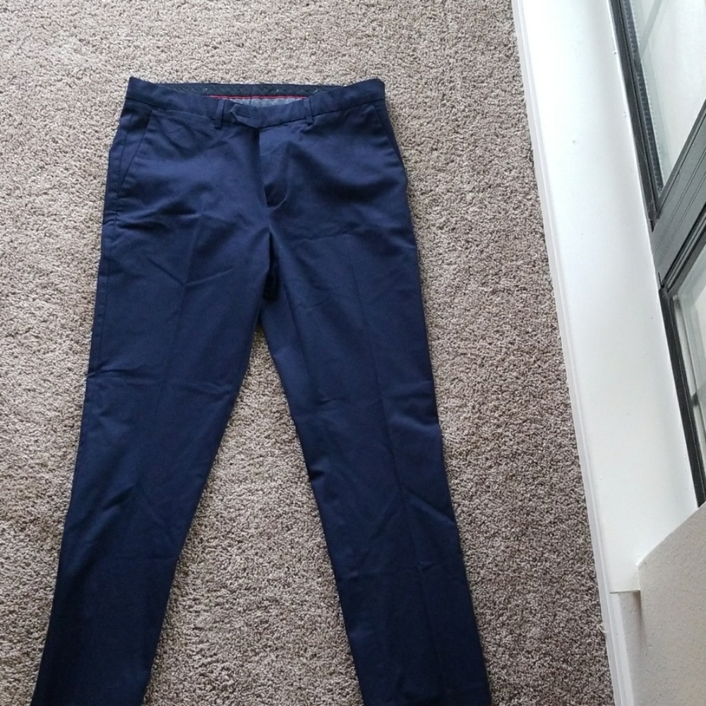 Men's Navy Dress Pants 36x32